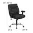 Flash Furniture HERCULES Series 24/7 Intensive Use Big & Tall, Black Fabric Executive Ergonomic Office Chair Thumbnail 13