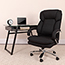 Flash Furniture HERCULES Series 24/7 Intensive Use Big & Tall, Black Fabric Executive Ergonomic Office Chair Thumbnail 4