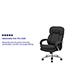 Flash Furniture HERCULES Series 24/7 Intensive Use Big & Tall, Black Fabric Executive Ergonomic Office Chair Thumbnail 2