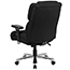 Flash Furniture HERCULES Series 24/7 Intensive Use Big & Tall, Black Fabric Executive Ergonomic Office Chair w/ Lumbar Knob Thumbnail 7