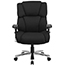 Flash Furniture HERCULES Series 24/7 Intensive Use Big & Tall, Black Fabric Executive Ergonomic Office Chair w/ Lumbar Knob Thumbnail 6