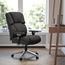 Flash Furniture HERCULES Series 24/7 Intensive Use Big & Tall, Black Fabric Executive Ergonomic Office Chair w/ Lumbar Knob Thumbnail 9