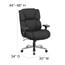 Flash Furniture HERCULES Series 24/7 Intensive Use Big & Tall, Black Fabric Executive Ergonomic Office Chair w/ Lumbar Knob Thumbnail 13