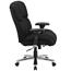 Flash Furniture HERCULES Series 24/7 Intensive Use Big & Tall, Black Fabric Executive Ergonomic Office Chair w/ Lumbar Knob Thumbnail 16