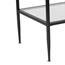 Flash Furniture Newport Collection End Table, Glass/Metal, Black Thumbnail 5