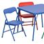 Flash Furniture Kids Colorful 5-Piece Folding Table And Chair Set Thumbnail 4