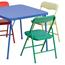 Flash Furniture Kids Colorful 5-Piece Folding Table And Chair Set Thumbnail 7