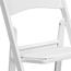 Flash Furniture Hercules Series 1000 lb. Capacity White Resin Folding Chair With White Vinyl Padded Seat Thumbnail 11