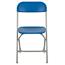 Flash Furniture HERCULES Series 800 lb. Capacity Premium Blue Plastic Folding Chair Thumbnail 11