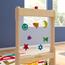 Bright Beginnings Commercial Double Sided Wooden Free-Standing STEAM Easel, Storage Tray, Holds Two Accessory Panels, Natural Thumbnail 6