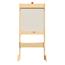 Bright Beginnings Commercial Double Sided Wooden Free-Standing STEAM Easel, Storage Tray, Holds Two Accessory Panels, Natural Thumbnail 7