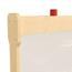 Bright Beginnings Commercial Double Sided Wooden Free-Standing STEAM Easel, Storage Tray, Holds Two Accessory Panels, Natural Thumbnail 8