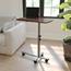 Flash Furniture Angle and Height Adjustable Mobile Laptop Computer Table with Cherry Top Thumbnail 2