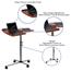 Flash Furniture Angle and Height Adjustable Mobile Laptop Computer Table with Cherry Top Thumbnail 4