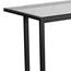 Flash Furniture Desk with Pedestal Frame, Metal/Glass, Black Thumbnail 10