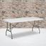Flash Furniture Bi-Fold Folding Table, Plastic, Granite White, 30'' W x 72'' L Thumbnail 5