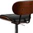 Flash Furniture Walnut Bentwood Adjustable Height Barstool With Button Tufted Black Vinyl Seat Thumbnail 8