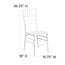 Flash Furniture HERCULES Series White Wood Chiavari Chair Thumbnail 10