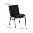 Flash Furniture HERCULES Series Heavy Duty Stack Chair, Vinyl, Black Thumbnail 9