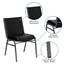 Flash Furniture HERCULES Series Heavy Duty Stack Chair, Vinyl, Black Thumbnail 11