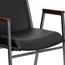 Flash Furniture HERCULES Series Heavy Duty Stack Chair with Arms, Vinyl, Black Thumbnail 15