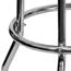 Flash Furniture Double Ring Chrome Barstool with Red Seat Thumbnail 10