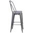 Flash Furniture Clear Coated Indoor Barstool with Back, 30" H Thumbnail 11
