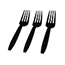 Fineline® Extra Heavy Cutlery-Forks, Black, 1000/CS Thumbnail 1
