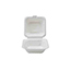 Fineline 6" X 6" X 3.1" Hinged Container, Bagasse, 500/CS Thumbnail 1