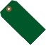 W.B. Mason Co. Plastic Shipping Tags, 4 3/4" x 2 3/8", Green, 100/CS Thumbnail 1