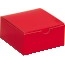 W.B. Mason Co. Gift boxes, 4" x 4" x 2", Holiday Red, 100/CS Thumbnail 1