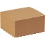 W.B. Mason Co. Gift boxes, 5" x 5" x 3", Kraft, 100/CS Thumbnail 1