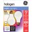 GE Halogen Bulb, A19, 72 W, 1270 lm, Soft White, 2/PK Thumbnail 1
