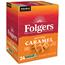 Folgers® Buttery Caramel Coffee K-Cup Pods, Medium Roast, 4 Boxes of 24 Pods, 96/Case Thumbnail 7