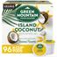 Green Mountain Coffee® Island Coconut Keurig Single-Serve K-Cup Pods, Light Roast Coffee, 96 Count, 4 Boxes/Carton Thumbnail 1