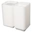 Genpak® Snap It Foam Container, 1-Comp, 9 1/4 x 9 1/4 x 3, White, 100/Bag, 2 Bags/Carton Thumbnail 7