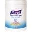 PURELL® Hand Sanitizing Wipes, 6 x 6 3/4", White, 270 Wipes/Canister Thumbnail 1