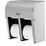 Compact 4-Roll Quad High-Capacity Toilet Paper Dispenser, Coreless, 11.75”W x 6.90”D x 13.25”H, Stainless Thumbnail 3