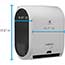 enMotion® Automated Touchless Paper Towel Dispenser, 10", 14.7”W x 9.5”D x 17.3”H, White Thumbnail 6