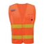 GSS Safety Non-ANSI Multi-Usage Utility Vest, Orange Vest w/Lime Prismatic Tape, 50/CS Thumbnail 1