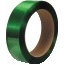W.B. Mason Co. Polyester Strapping, Smooth, 16" x 3" Core, 1/2" x 3600', Green, 2/CS Thumbnail 1