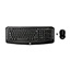 HP Keyboard & Mouse - USB - Wireless - Optical - 3 Button - PC Thumbnail 1
