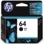 HP 64 Ink Cartridge, Black (N9J90AN) Thumbnail 1