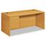 HON 10500 Series 3/4-Height Pedestal Desk, 66 x 30 x 29-1/2, Harvest Thumbnail 1