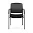 HON Lota Stacking Multi-Purpose Side Chair, Fixed Loop Arms, Black Thumbnail 2