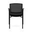 HON Lota Stacking Multi-Purpose Side Chair, Fixed Loop Arms, Black Thumbnail 4