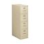 HON® 310 Series Vertical File, 4 Drawers, Letter Width, 15"W x 26-1/2"D x 52"H, Putty Finish Thumbnail 1