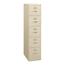 HON 310 Series Vertical File, 5 Drawers, Letter Width, 15"W x 26-1/2"D x 60"H, Putty Finish Thumbnail 1