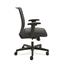 HON® Convergence Chair, Black Fabric/Black Plastic Thumbnail 3