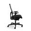HON Ignition 2.0 Mid-Back Task Chair,  Fog 4-way Stretch Mesh Back, Adjustable Lumbar Support, Black Thumbnail 3